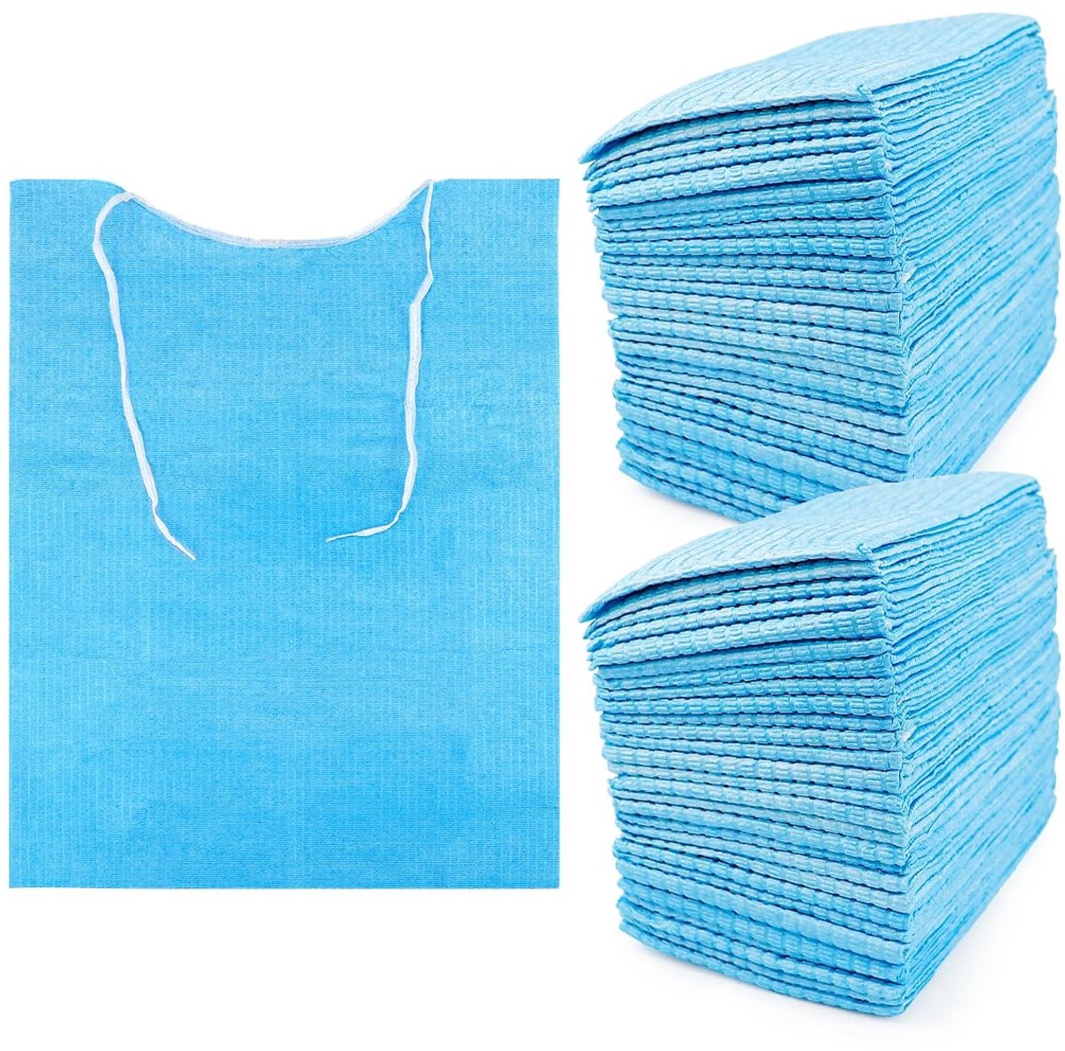 Omgoods - 60 Stuks Wegwerp Dental Bibs voor Klinisch Gebruik
