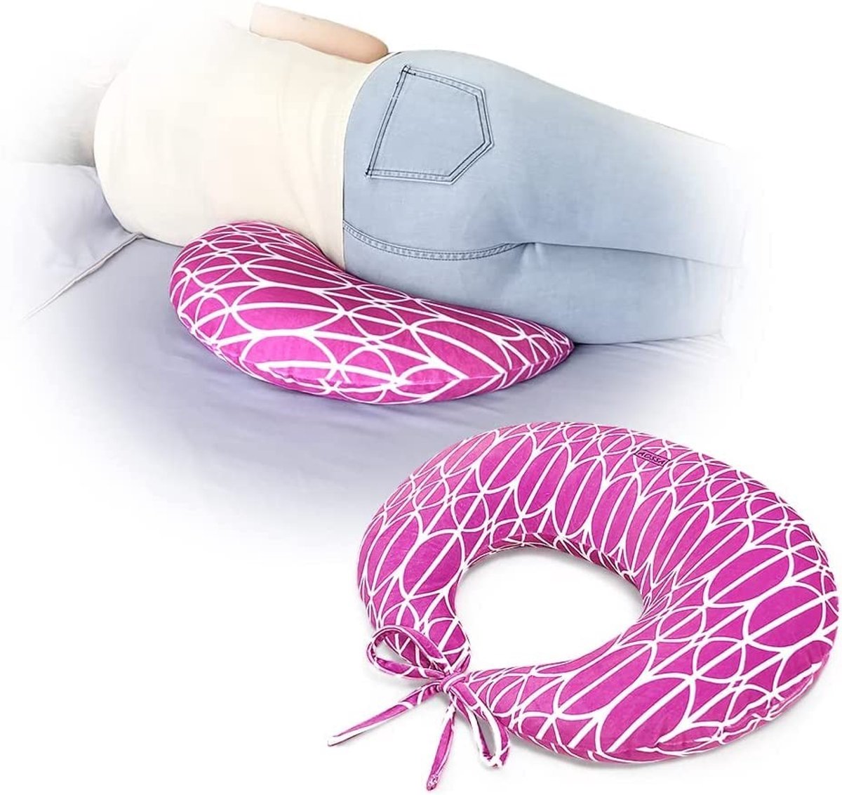 Omgoods - BBL Kussen voor Herstel na Chirurgie, Donut Kussen voor Zitcomfort
