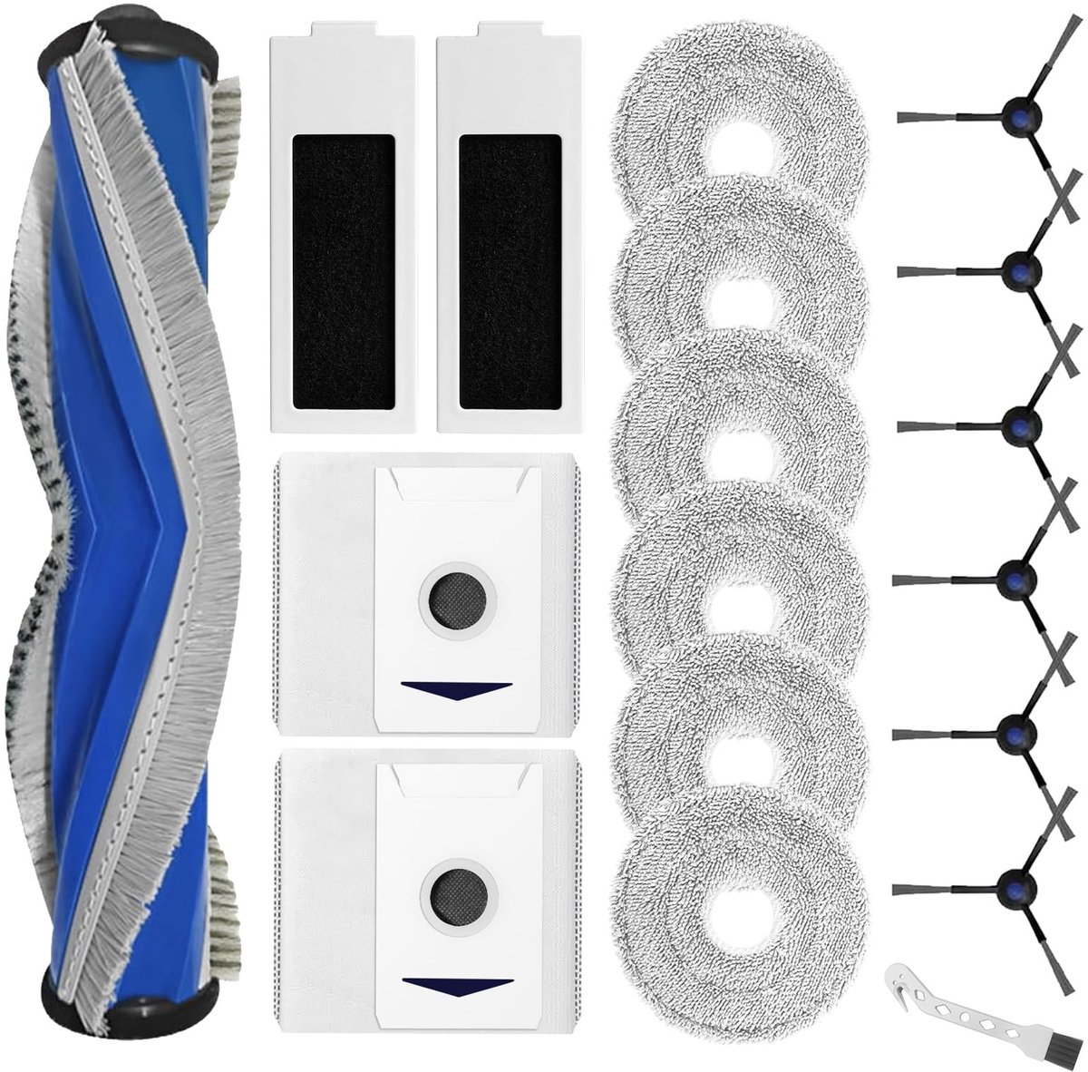Omgoods - 18-delig Accessoireset voor Robotstofzuiger