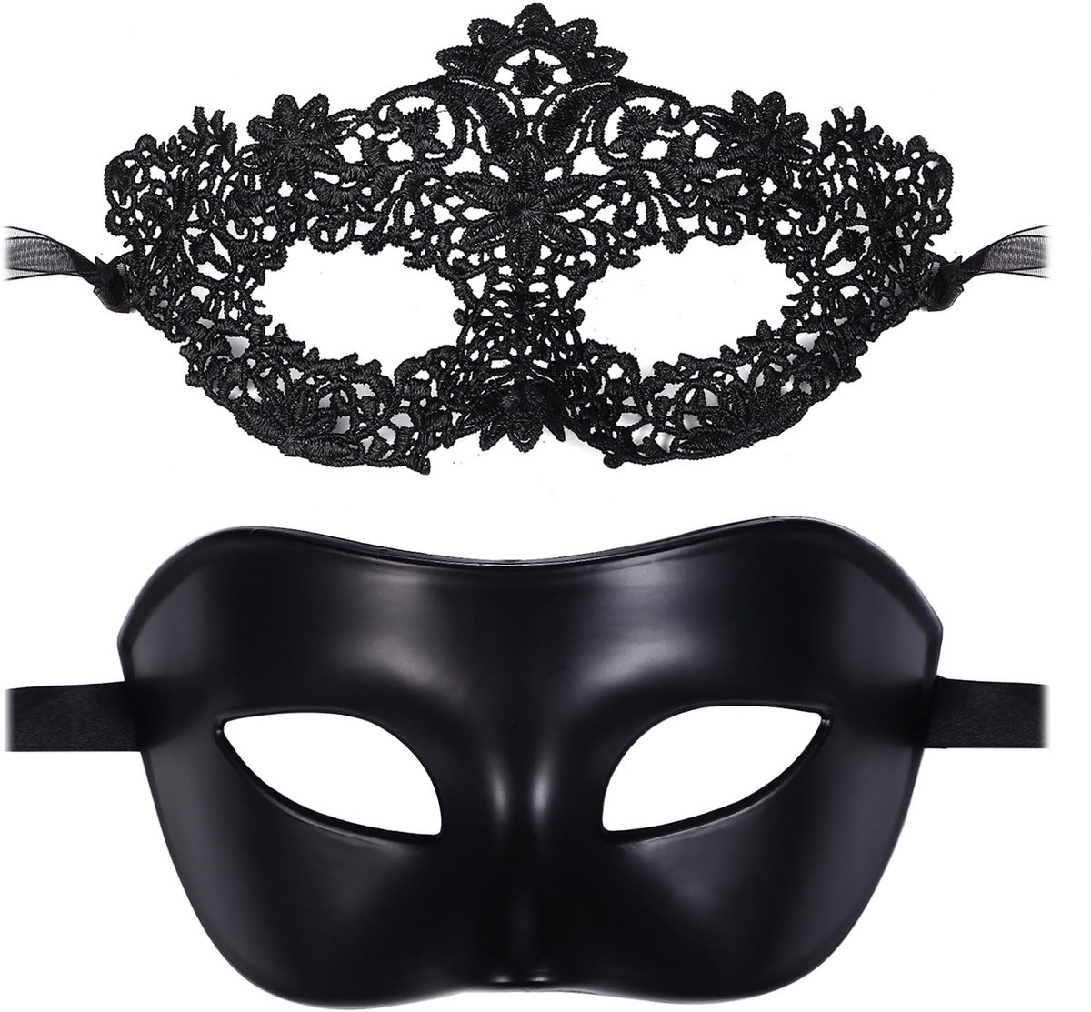 Omgoods - Venetiaanse Maskers voor Halloween en Carnaval, Set van 2/4/6/10