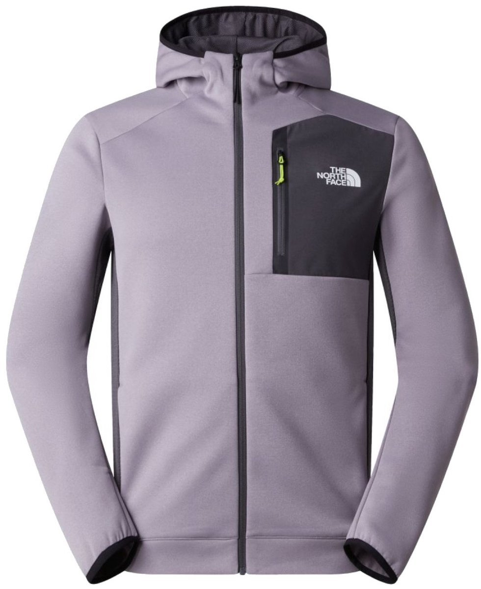 The North Face Heren Mountain Athletics Fleecejack met Ritssluiting - Transcendent Grey