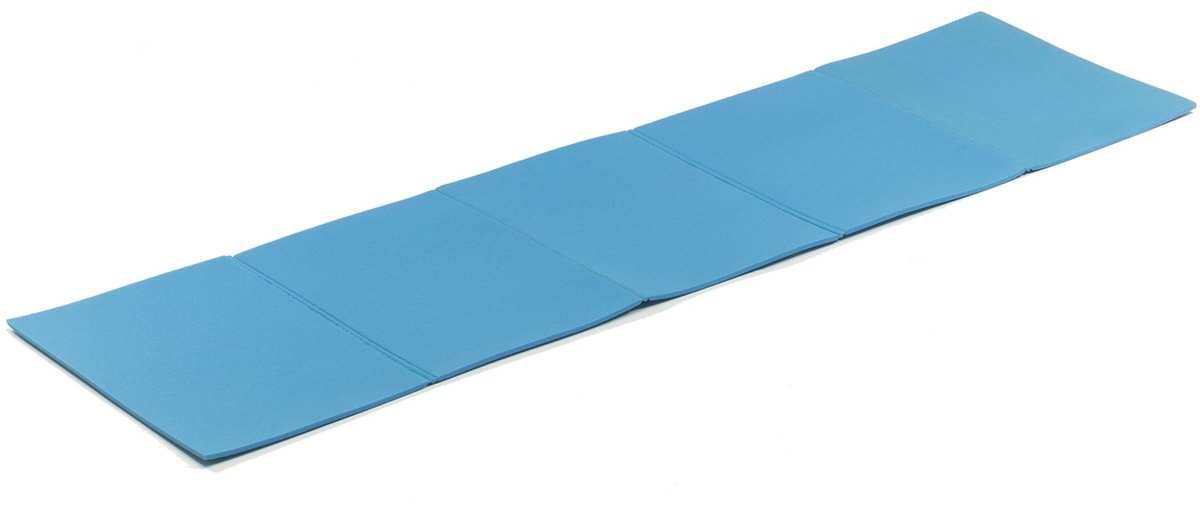 Omgoods - Plooi Yoga Mat - 175 x 50 x 0,8 cm Lichtblauw