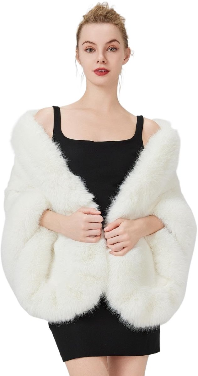 Omgoods - Luxe Imitatiebont Stola voor Dames