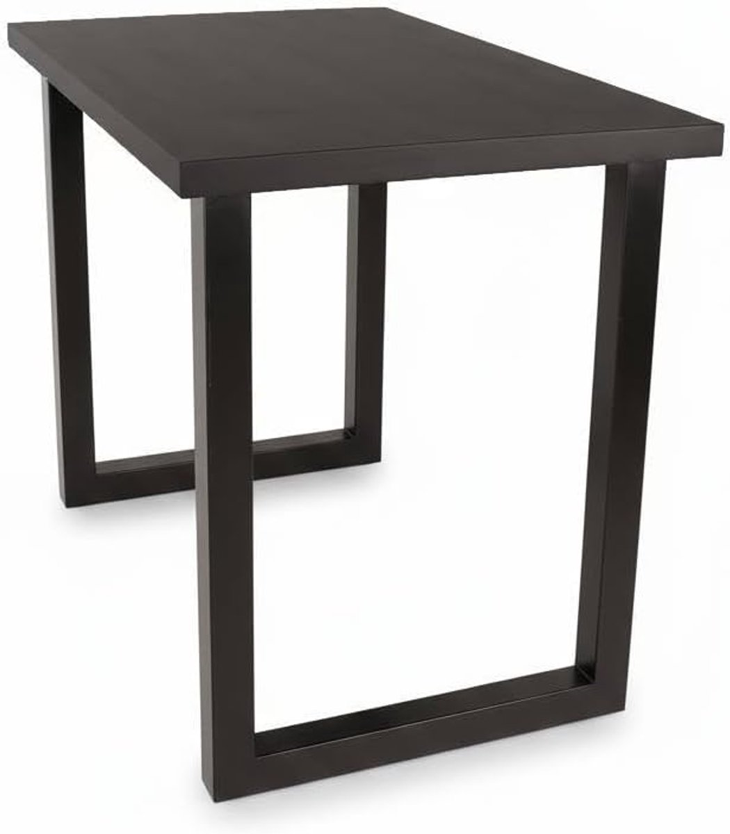 Bartafel 140cm durzaam mangohout zwart Pixie industrieel mango bar tafel