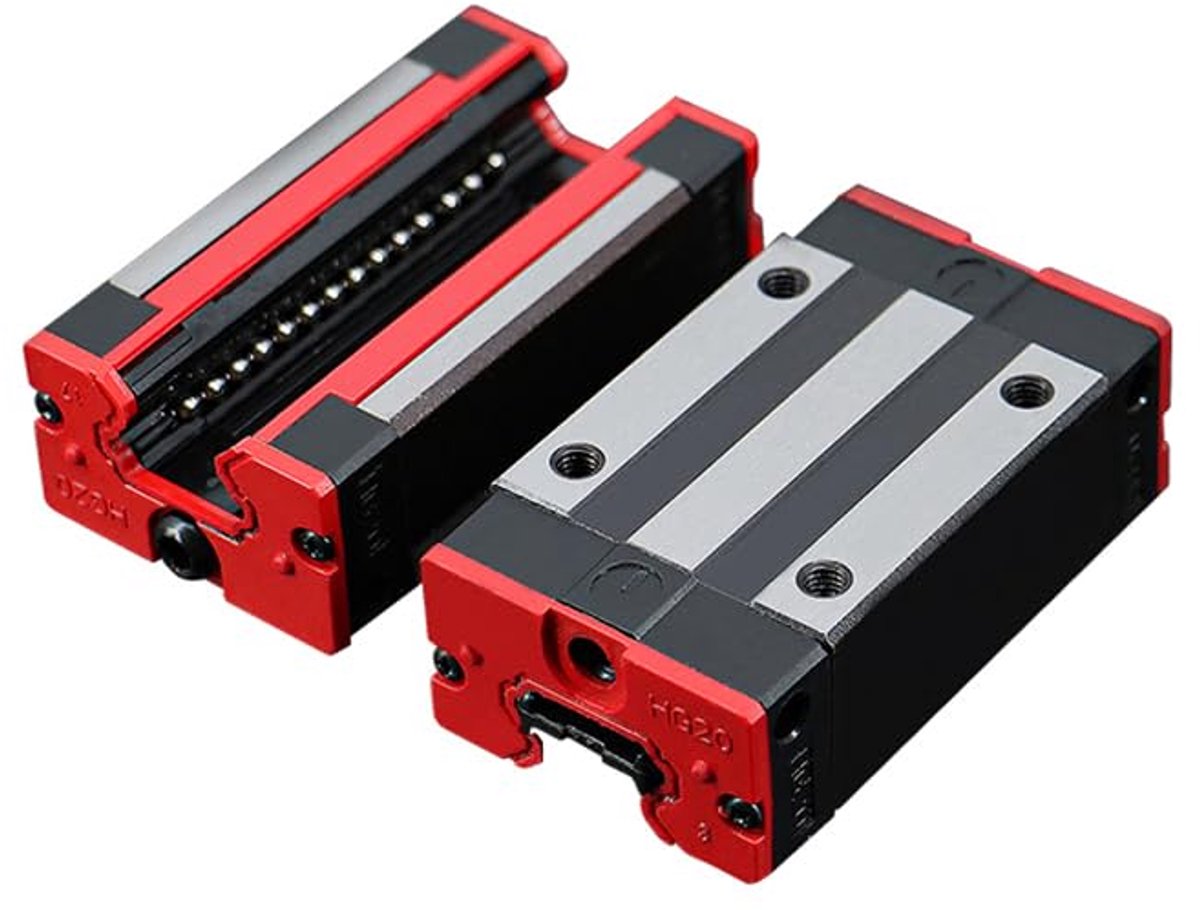 HGH20CA, pak van 4, lineaire lagers lineaire railblokken voor CNC-router (HGH20CA, 4)