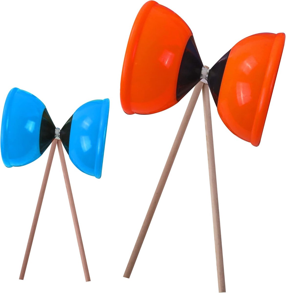 SKY - Diabolo - Buitenspeelgoed - 048113 - Willekeurige kleur - Plastic - 16 cm x 11 cm - Kinder speelgoed - Zomerspel - Circus - Vanaf 6 jaar