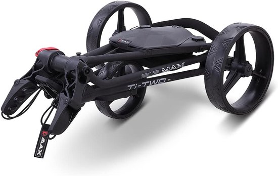 Golf Trolley - Golftrolley Pushwagen - Golfen - Zeer lichtgewicht - 74 x 60 x 74 cm - Zwart — afbeelding 2