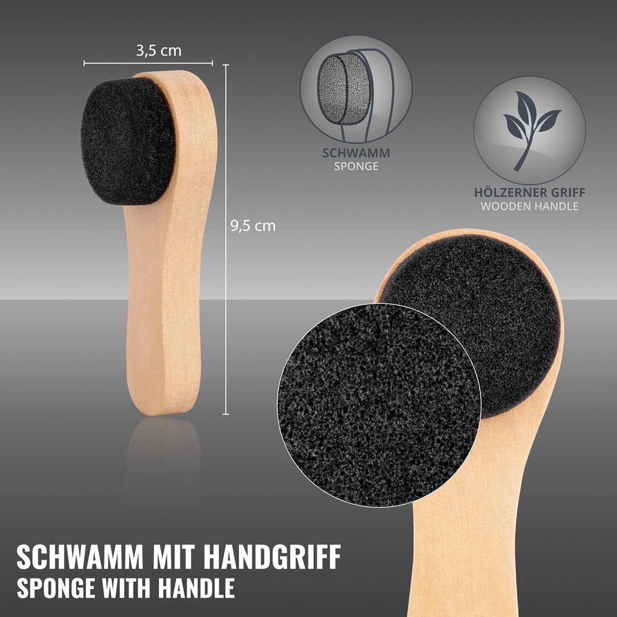 Schoenborstelset - Ecologisch Leer - 7-in-1 Verzorgingsset - Reisvriendelijk - Voor Leerschoenen