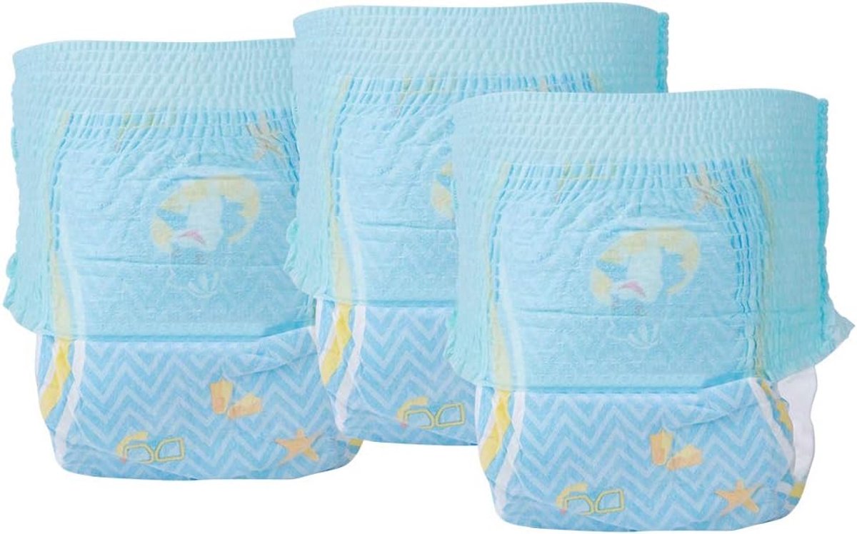 SnelShoppen - Herbruikbare Zwemluiers voor Baby's 15KG tot 20KG, 3 Stuks Waterdicht, Comfortabel Polyester, XXL Maat voor Zwembad en Strand
