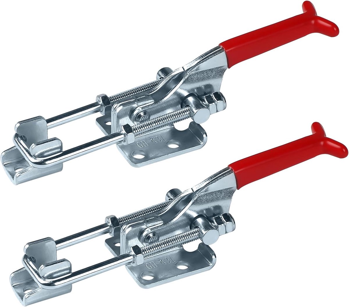 Trekhaak 30 mm - Metalen Kniehefbout - Zelfsluitend Mechanisme - Ideaal voor Werkbanken - ShopVlot