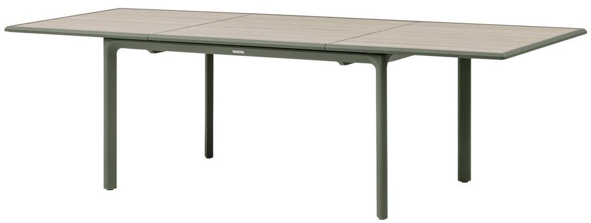Uitschuifbare aluminium tuintafel voor 10 personen DILORS