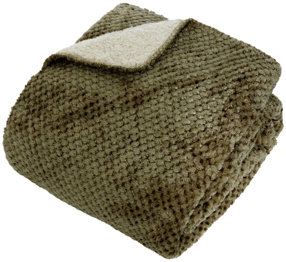 LYNO-plaid van flanel met sherpa-effect