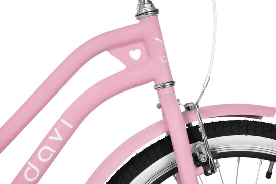Davi Molli - Kinderfiets - 24 inch - 7 versnellingen - Shimano - V-brake - 130-165 cm - Roze - Meisje — afbeelding 4