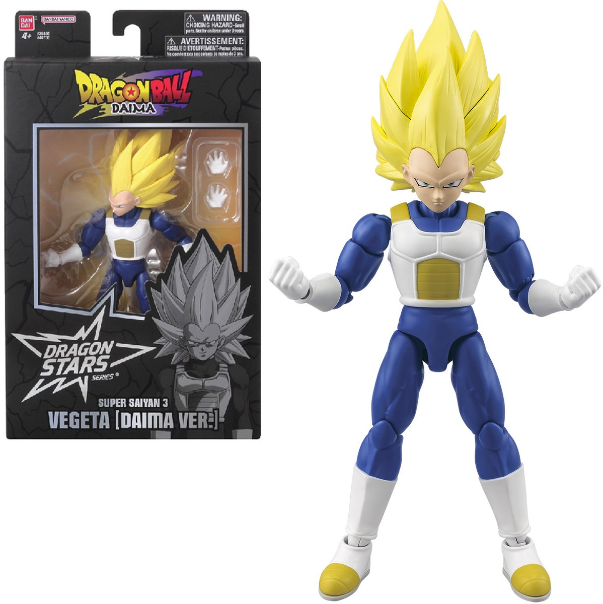 Dragon Stars Figuur 17 cm - BANDAI - Dragon Ball Daima - Super Saiyan 3 Vegeta - Vegeta SSJ3 - Officiële Dragon Ball-licentie