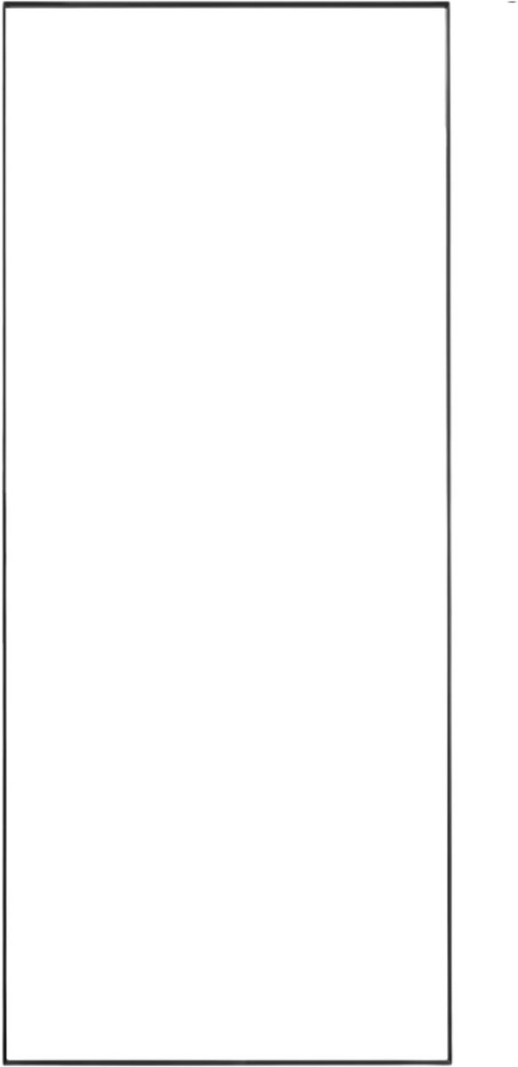 Staande Spiegel 150 X 40 Cm Zwart - met Metalen Frame