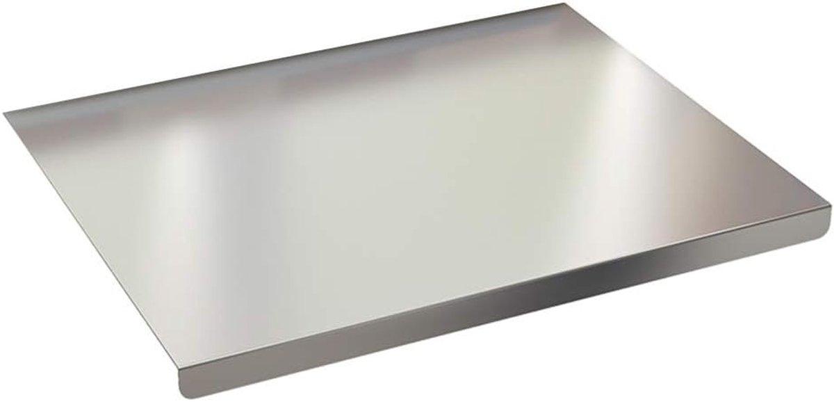 Werkblad Beschermer - Snijplank Panstandaard - Keukenwerk Beschermen - 304 Roestvrij Staal - 50x50 cm - Zilver