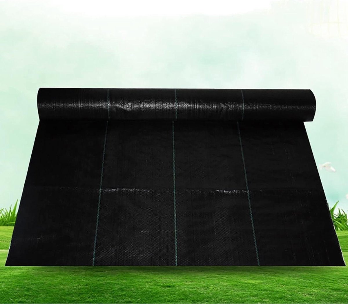 Onkruiddoek Geotextiel - Bodembedekker Tuinmat - Onkruid Vrij Houden - Goede Waterdoorlatendheid - 0.9x76m - Zwart