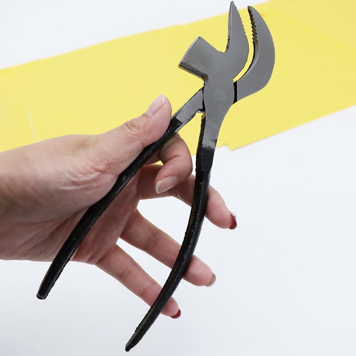 Gebogen Tang - Precisie Tang - Handwerk & Reparatie - Ergonomische Grip - 25 cm - Metaal