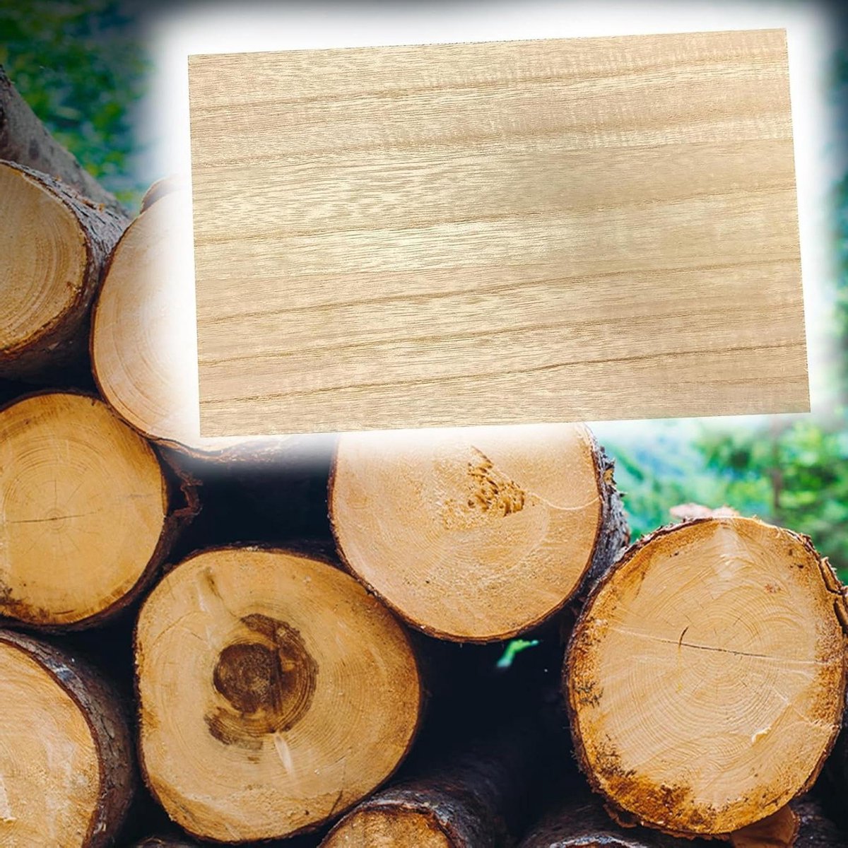 Houten Planken - Knutselhout Platen - DIY Projecten - Glad Paulowniahout - 80x20 cm - Natuurlijk