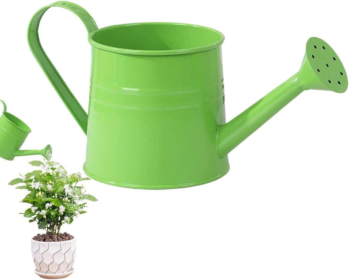 Gieter Kamerplanten - Waterpot Bloemen - Planten Verzorgen - Lange Precisie Uitloop - 1 Liter - Groen