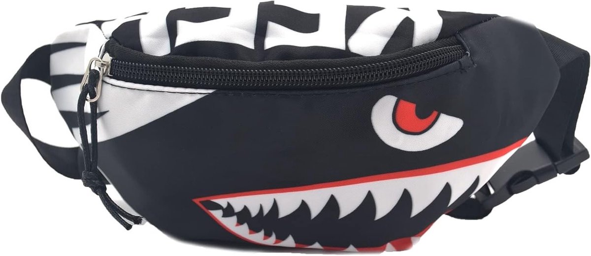 Kinderen Fanny Pack, Cartoon Bumbag voor Jongens en Meisjes, Ideaal voor Wandelen, Sport en Reizen met Verstelbare Tailleband en Duurzaam Nylon Materiaal