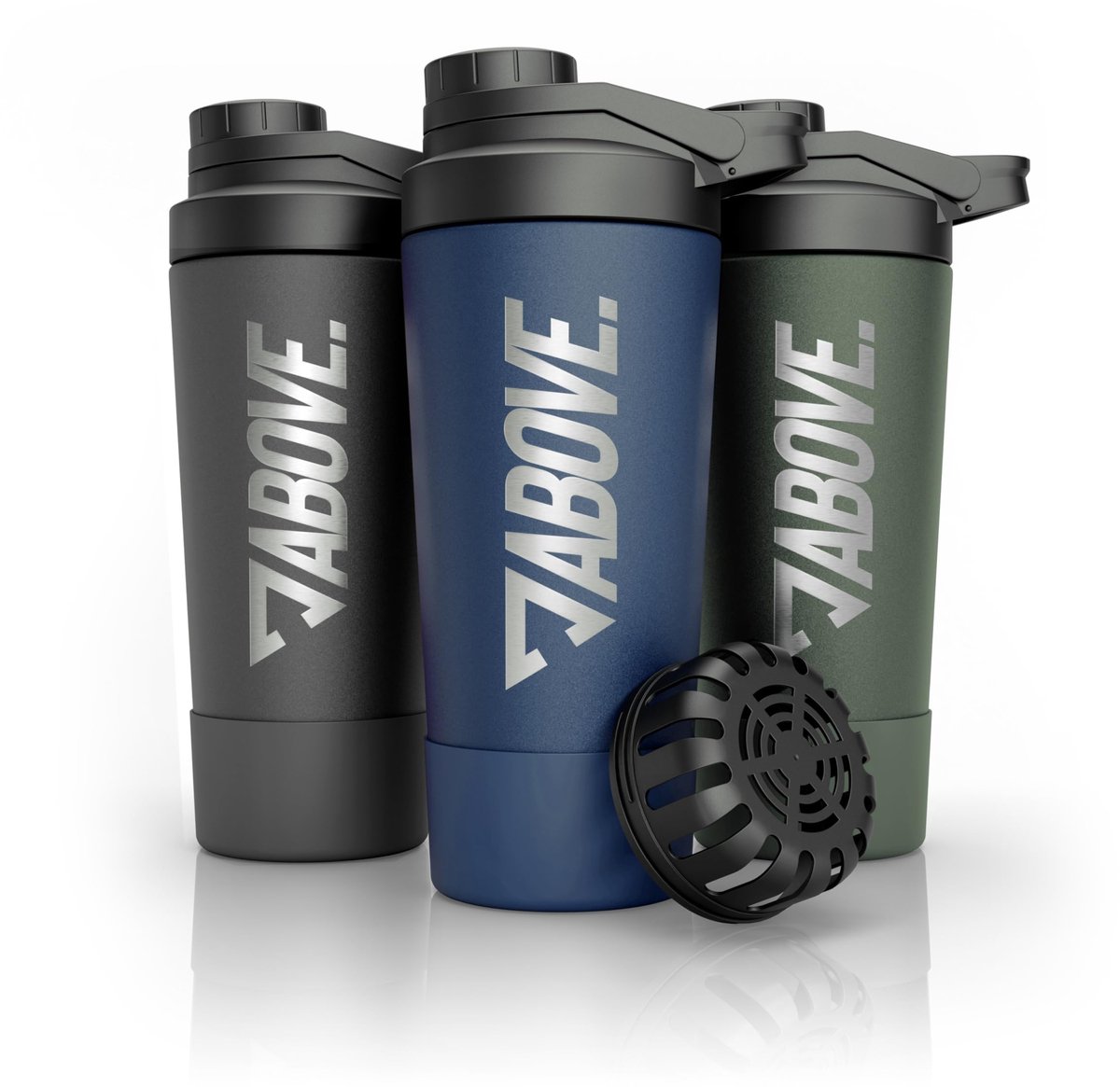 SnelShoppen - Eiwitshaker 750 ml Roestvrij Staal, BPA-vrij, Isolerend, Houdt Shakes 12 Uur Koud/Heet, Geïntegreerde Schaal, 100% Lekvrij Deksel, Vaatw