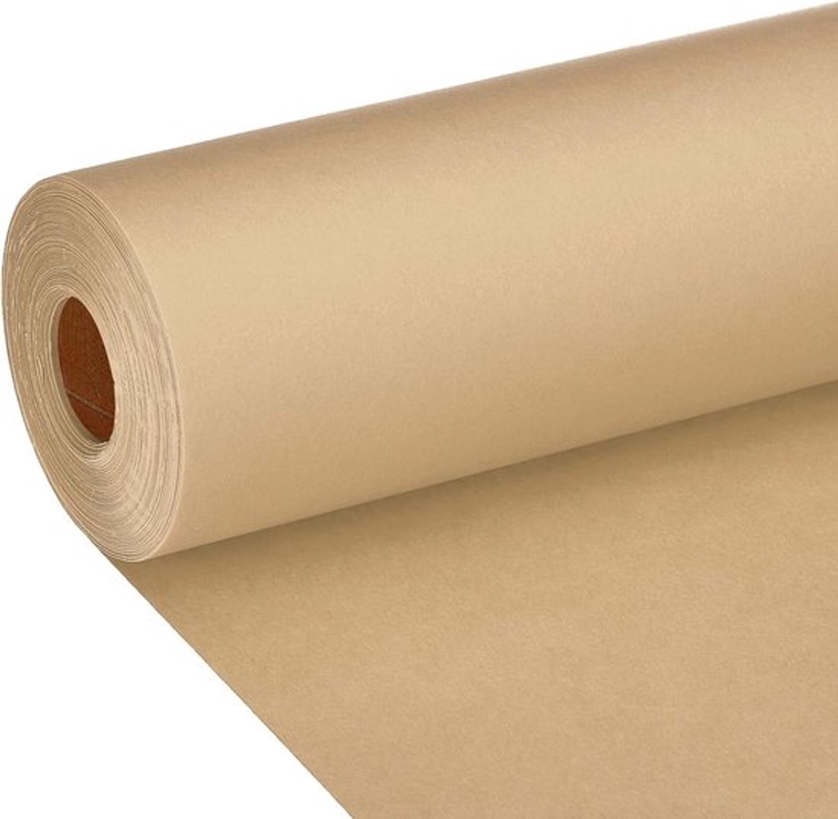 Kraftpapier Rol van 80gsm voor Cadeauverpakking, Posters en Bloemstukken - 35 x 1200 Inch (100') Bruin Papier
