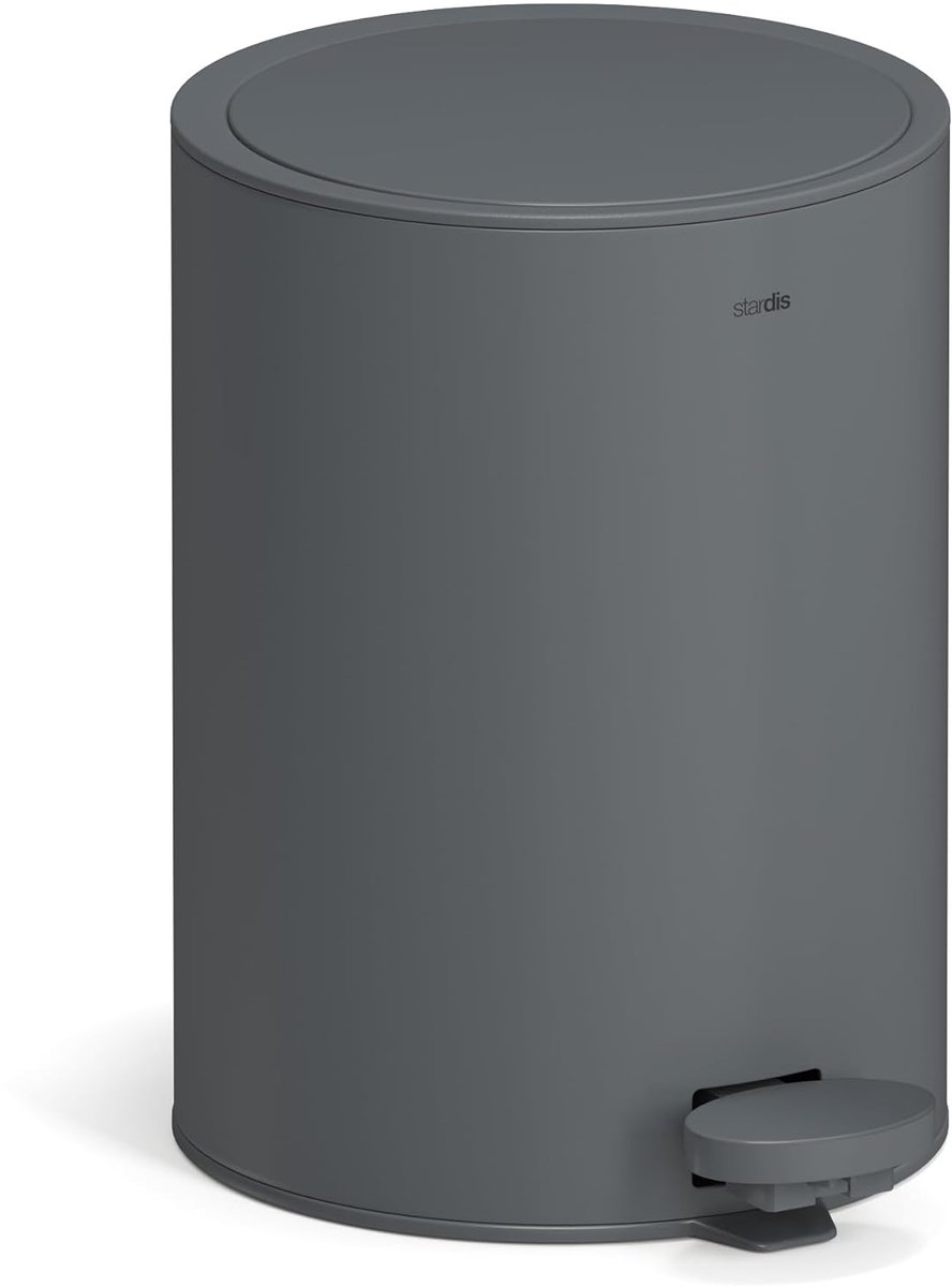 Afvalemmer 3 Liter - RVS - Matt Soft Close - Ideaal voor badkamer of keuken - SnelShoppen