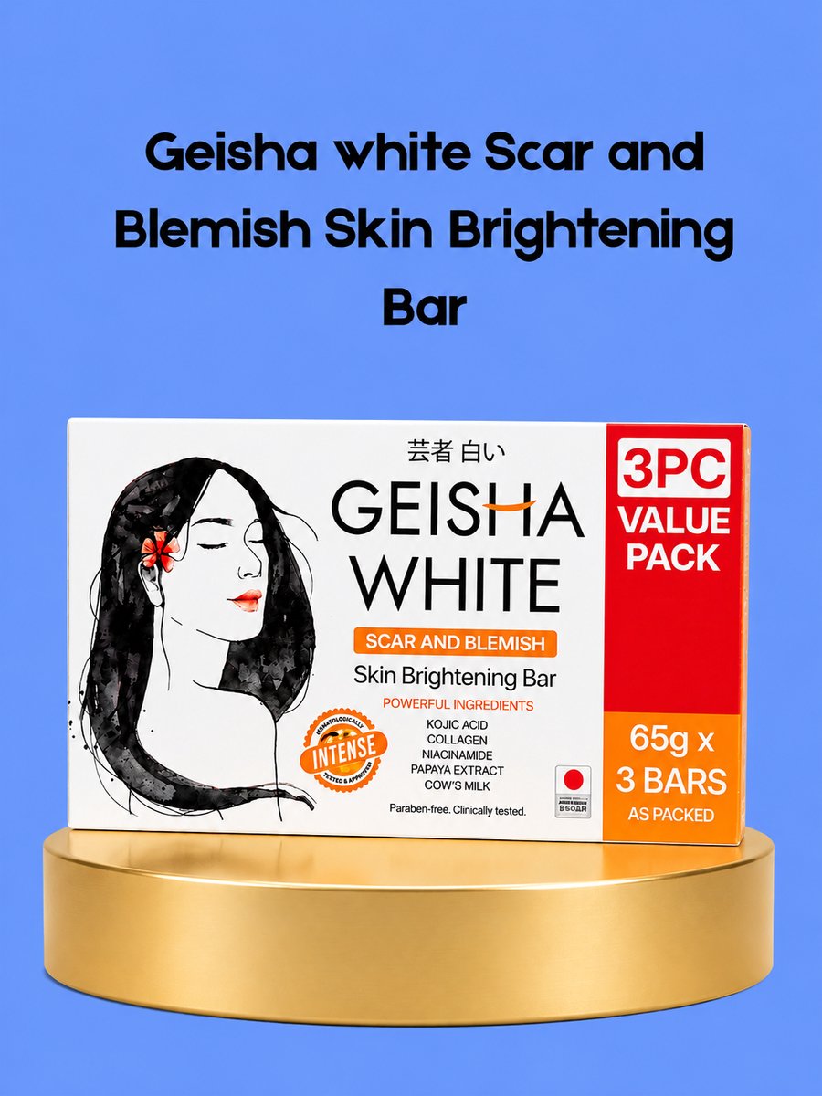 Geisha white Scar and Blemish Skin Brightening Bar