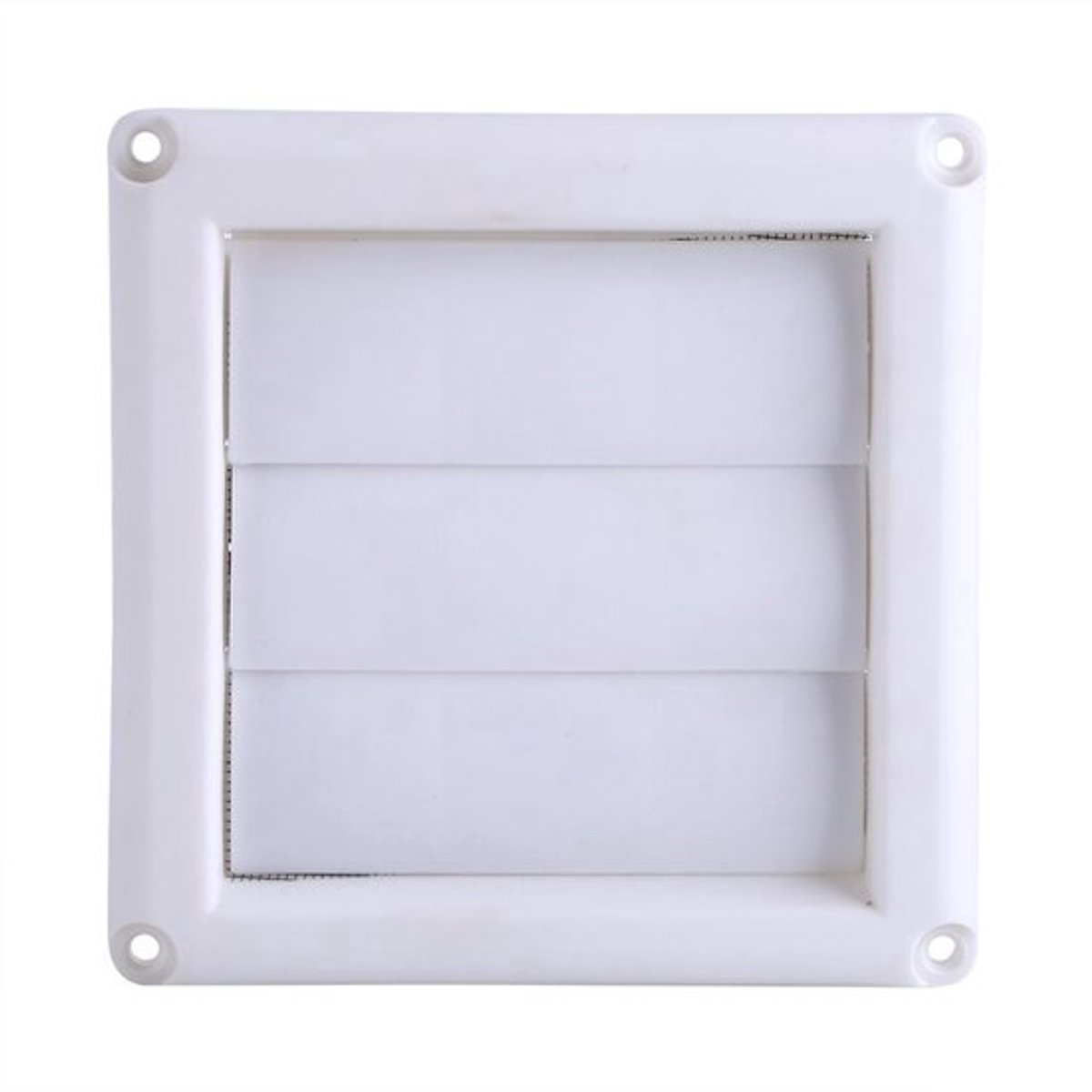 Ventilatierooster Kunststof - Ventilatierooster Afsluitbaar - Rooster voor Muurdoorvoer - Luchtcirculatie - Ongediertebestrijding - Decoratieve Afdekking - Luchtrooster