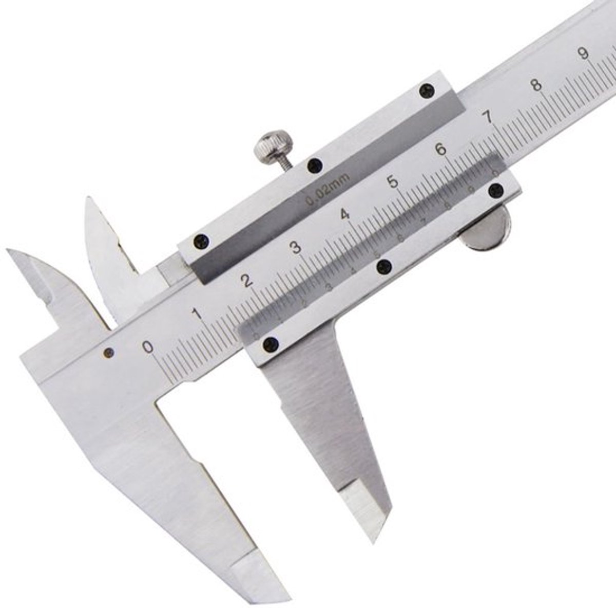 Schuifmaat 0-150 mm - Precisieschuifmaat - Roestvrij Staal - Handbediening - Dubbele Metrische/Imperiale Schaal - Voor Professioneel Gebruik - Meetlat