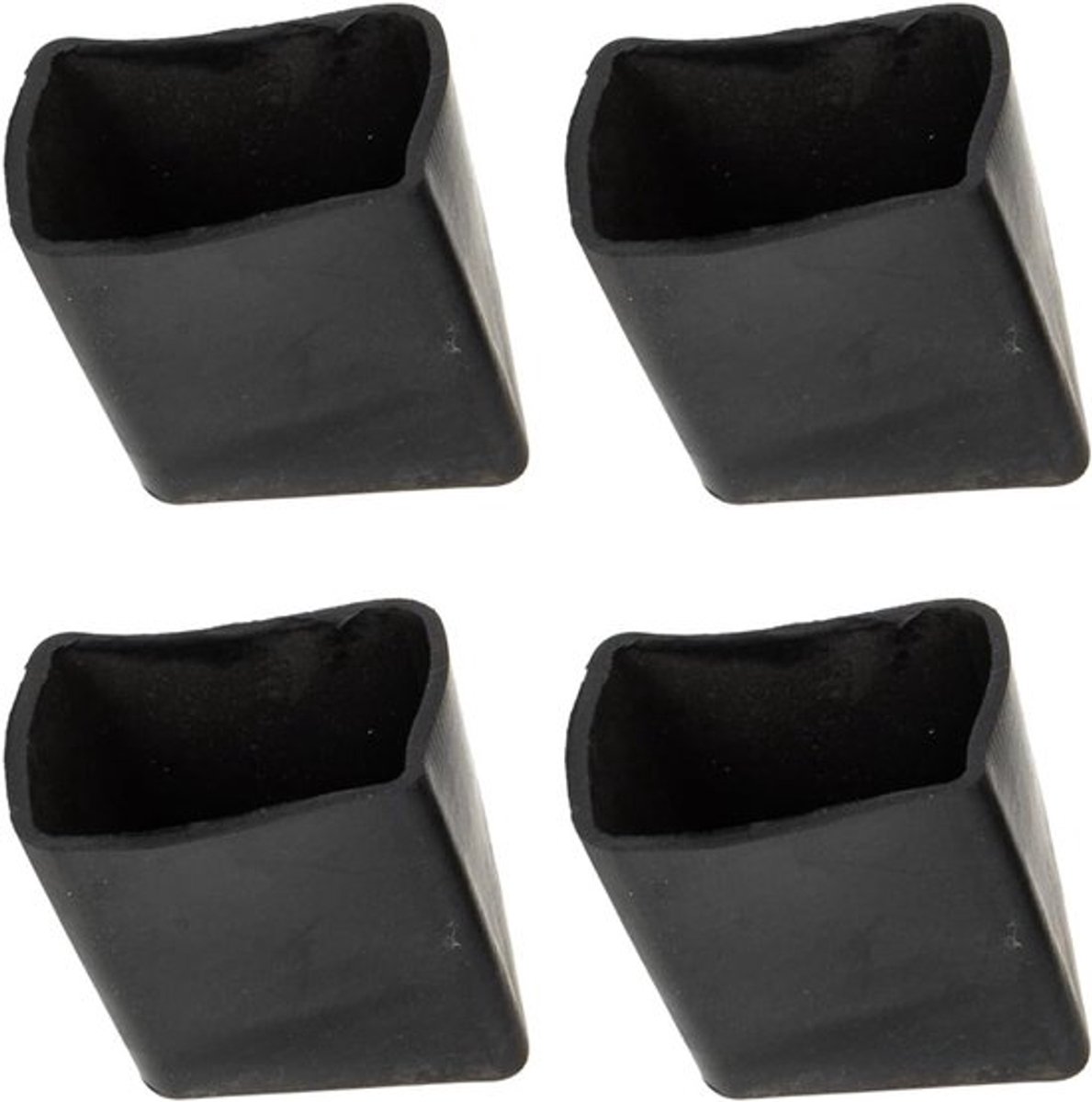 Antislip Rubber Ladderpoten - 4 Stuks Vervangdoppen voor Klapladders en Telescopische Ladders, Ideaal voor Klussers en Bouwplaatsgebruik
