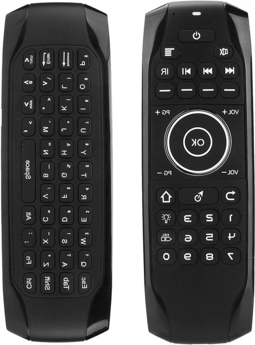 Draadloze Air Mouse met Bluetooth 5.0 en Verlichting voor Android TV Box en Computer Accessoires, Inclusief Toetsenbord