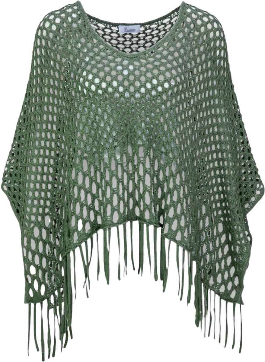 Princess goes Hollywood - groene poncho - maat 36