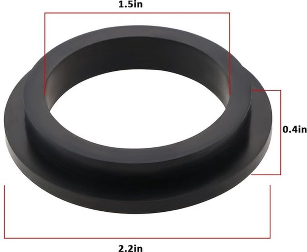 O-ring set 5 stuks - vervangend voor Intex zandfilterpomp - L-vormige O-ring - compatibel met motoren 26323CA/26323EH - duurzame kwaliteit - zwart - Filterring