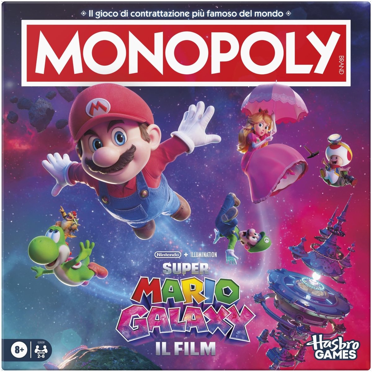 Solidchoice - Monopoly Super Mario Galaxy Bordspel voor 2-6 Spelers