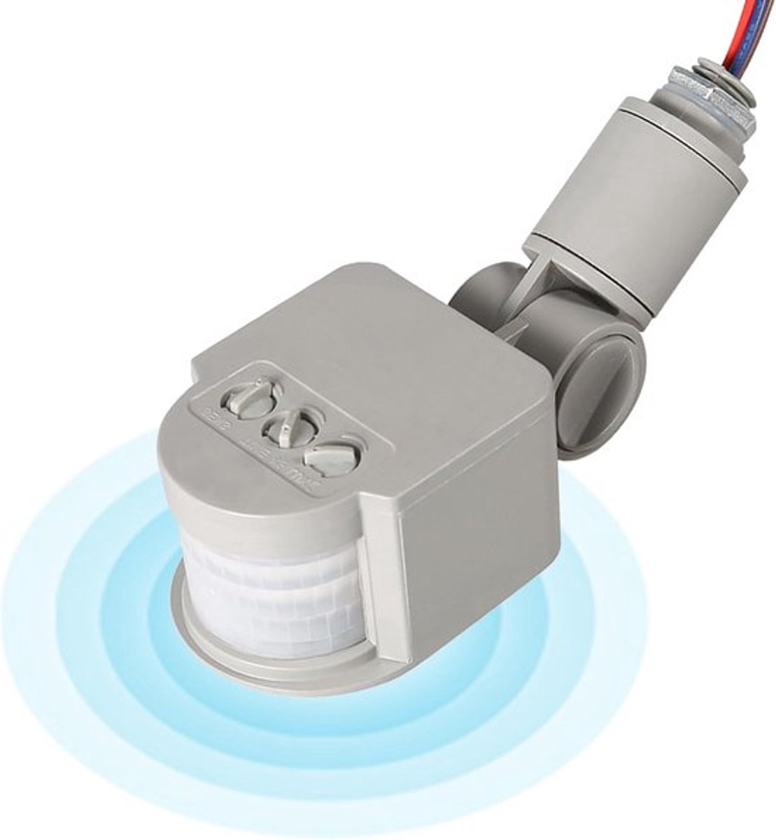 Buiten Wandlichtschakelaar Infrarood Bewegingssensor LED - Bewegingssensor Detector - 90-250V - 180 Graden