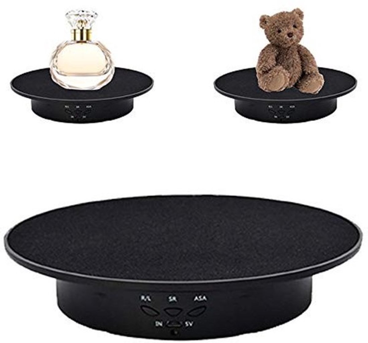 8" Gemotoriseerde Draaitafel Display Stand - 360 Graden Elektrische Stand voor Cake, Sieraden en Fotografie