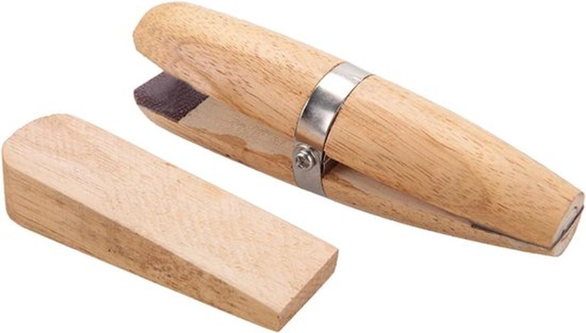Gereedschap voor Het Plaatsen van Stenen - Sieraden Maken - Bankwerk - Houtklem - Handgereedschap - Zilversmeden - Houten Ringklem - Geschikt voor Professionele Sieraden Maken