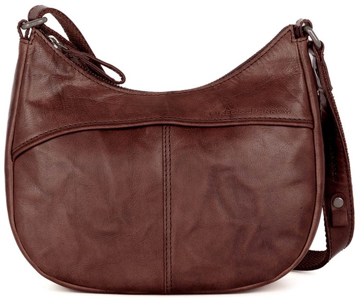 Leren Crossbodytas - Filippa - Donkerbruin