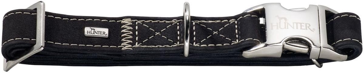 Solidchoice - Robuuste Hondenhalsband van Nubuck Leer, Met Aluminium Klapsluiting, XL