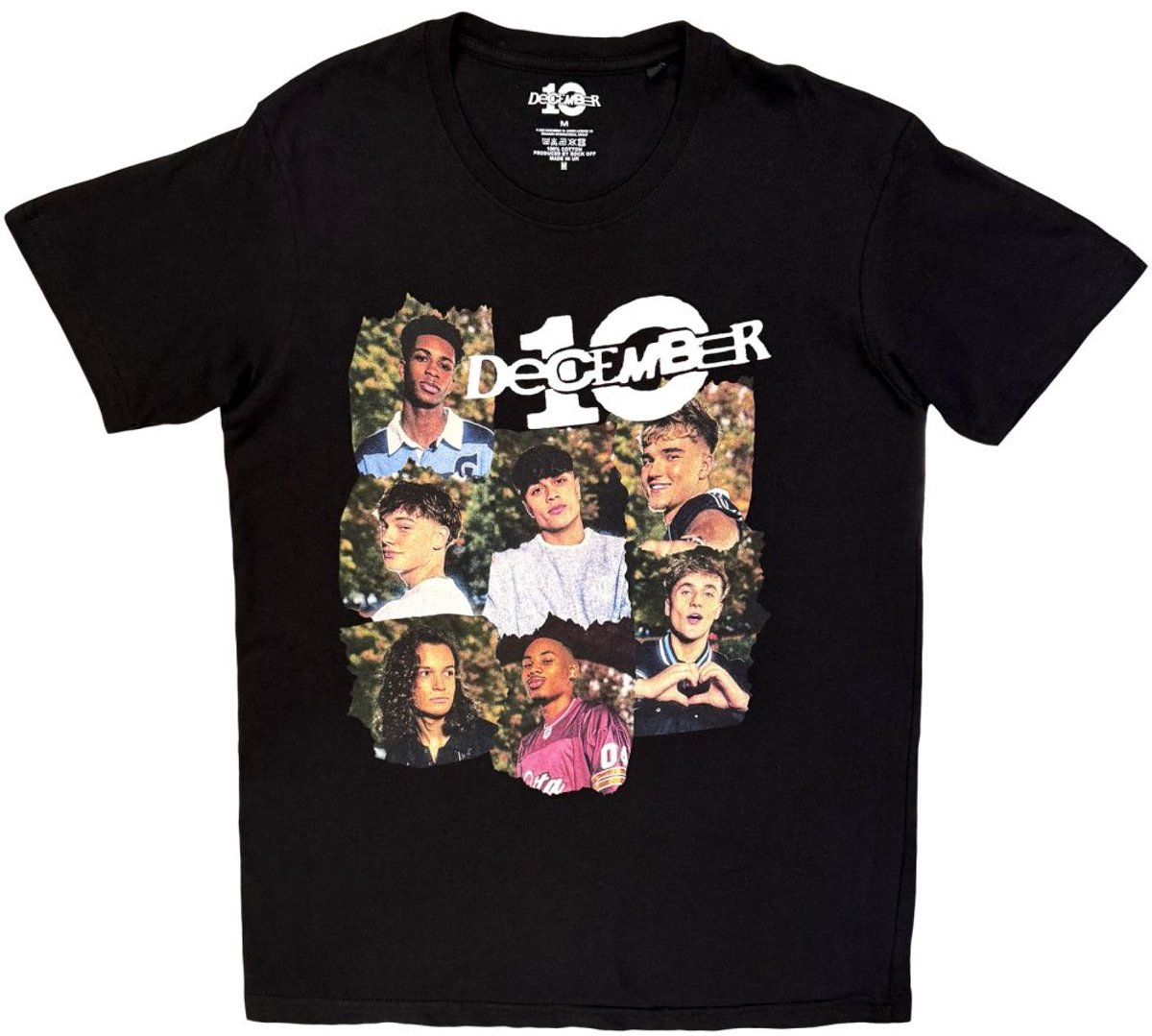 December 10. - Ripped Frame Dames Tshirt - 2XL - Zwart
