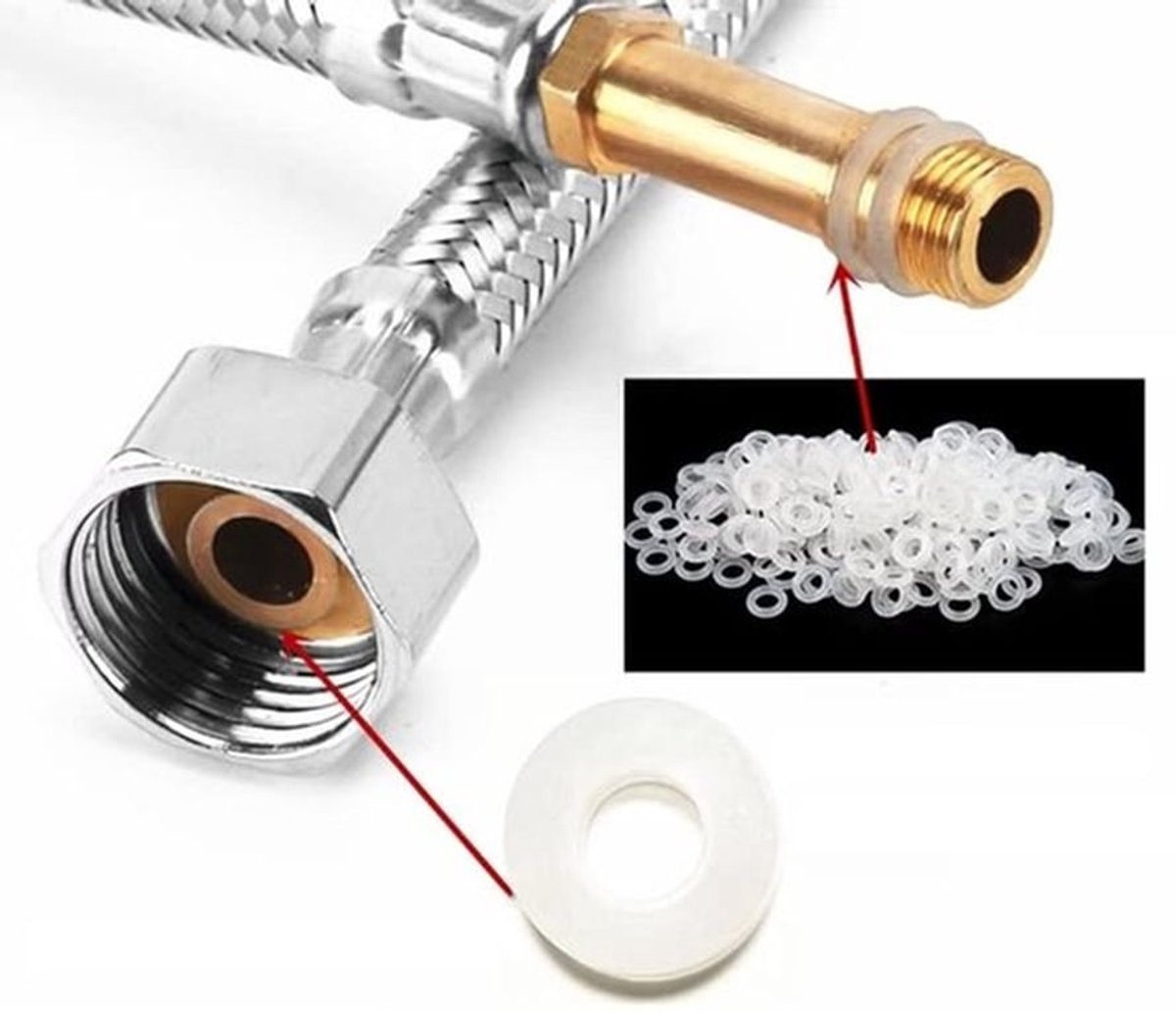 Transparante rubberen O-ring afdichtplaat - silicone ringen, 20 x 4 mm, 20 stuks voor waterdichte toepassingen en vervangingen