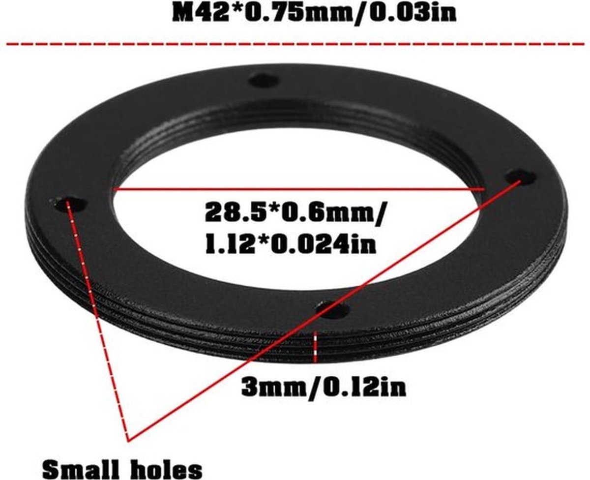Filter Adapter M42x0.75 naar M28.5x0.6 voor Telescopen