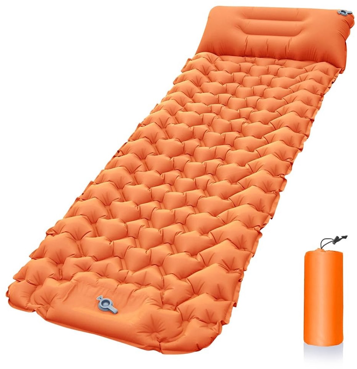 Solidchoice - Draagbare Waterdichte Zelfopblazende Campingmat met Voetpomp