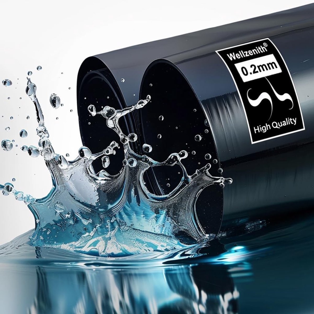 Solidchoice - Pond Liner 0.3mm Zwart voor Vijvers en Waterpartijen