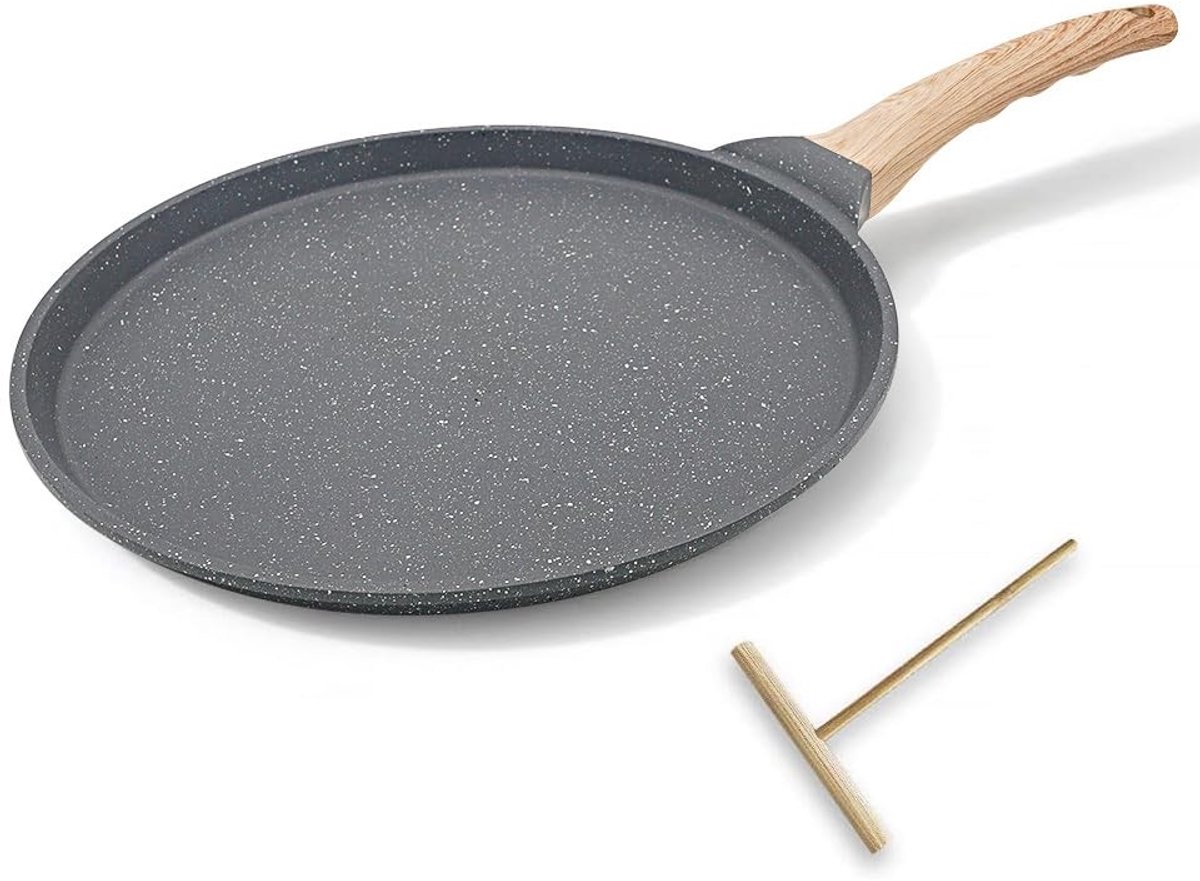 Solidchoice - Crepepan met Anti-aanbaklaag en Gietaluminium