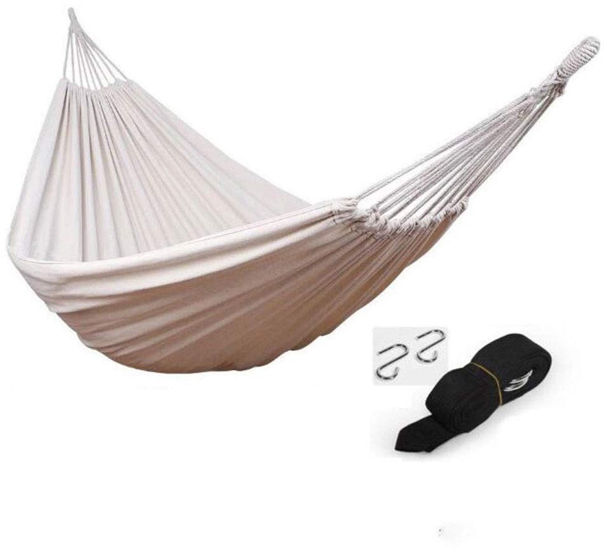 Solidchoice - Dikke Canvas Hangmat voor Buiten en Camping