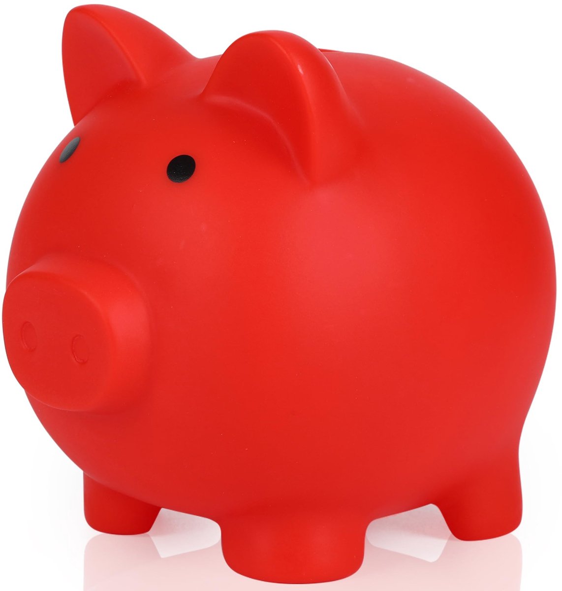 Solidchoice - Mini Spaarpot voor Kinderen in Schattige Varkensvorm (Rood)