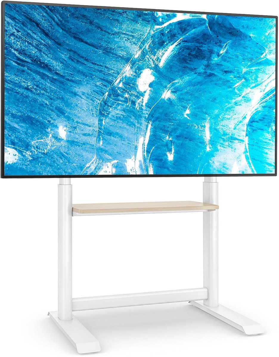 Solidchoice - TV Wandmeubel voor 60-86 Inch Televisies, Hoogte Verstelbaar